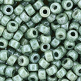 Matubo Seed Bead 6/0 Luster - Green, 5 gram
