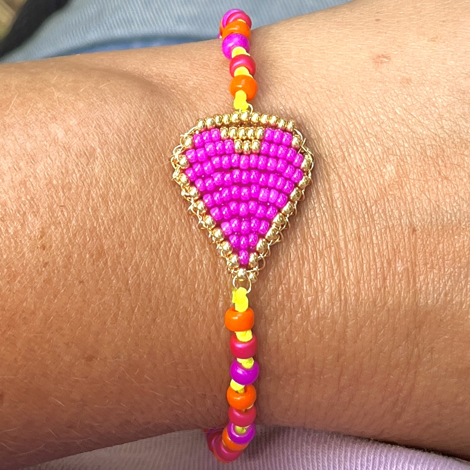DIY pakket Miyuki hartje armband
