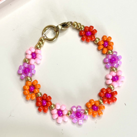 Roestvrij stalen (RVS) stainless steel onderdelen dichte ring 8mm Gold, per stuk