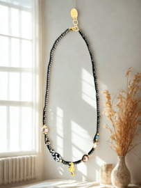 DIY pakket, ketting mat Beachy chic, Zilver of Goud