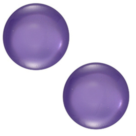 7 mm classic cabochon Polaris Elements Lucido Ultra violet purple, 1 stuk