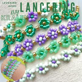 April DIY kralen abonnement Green/Columbine, Nederland
