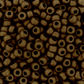 Matubo Seed Bead 2/0 Matte DK Bronze, 5 gram