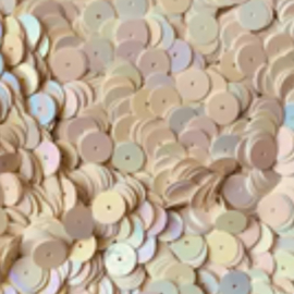 Pailletten Cream Rainbow, 20 stuks