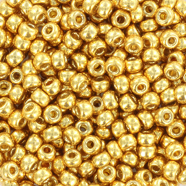 Miyuki 8/0 Duracoat Galvanized Gold, 10 gram