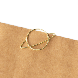 Clips - Jupiter - Gold 32x20mm, per 4 stuks