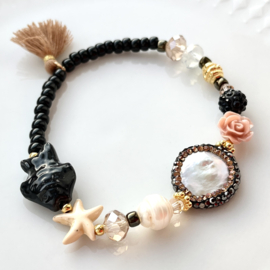 DIY pakketje Rhine stone Parel