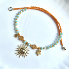 Inspiratie Mint - Kumquat ketting