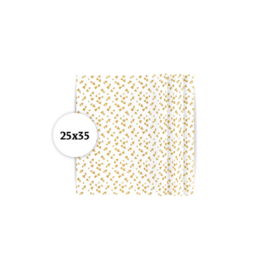 Hearts Goud – Zijdepapier vellen 25x35cm, per 10 stuks