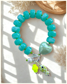 Kapittelslot 12mm Zilver, per set