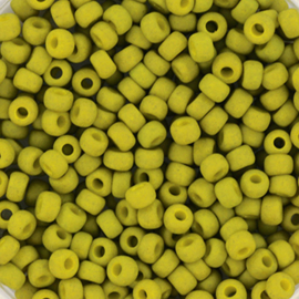 Miyuki rocailles 8/0 - opaque matte lime 2316, 10 gram