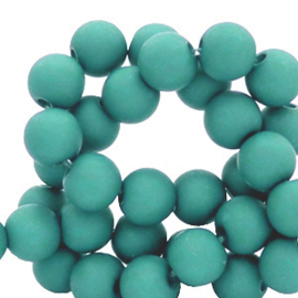 8 mm acryl kralen Beryl green, per stuk