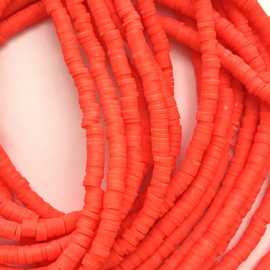 Katsuki 4mm Coral, per streng