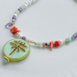DIY pakket Dragonfly ketting,