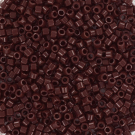 Miyuki kralen delica's 11/0 opaque currant 1134, 5 gram