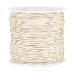 Macrame draad 0,8mm Beige 10 mtr