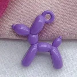 Balloon dog Lila, per stuk