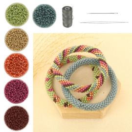 DIY kit armbanden haken 8/0, Fall