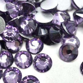 Rhinestone 7mm Tanzanite, 10 stuks