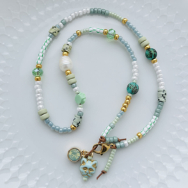 DIY pakket Turquoise Cat