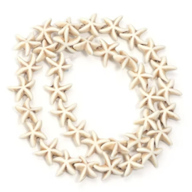 Zeester 14mm White, per stuk