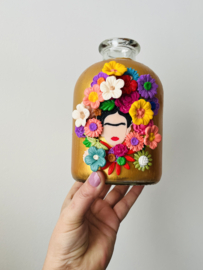 Frida Kahlo bloemen vaas Gold 170x120mm