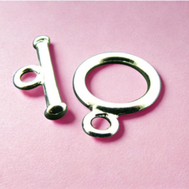 Kapittelslot 12mm Zilver, per set