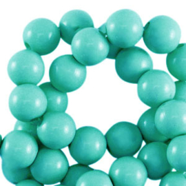 18 mm acryl kralen shiny Teal green, 10 stuks