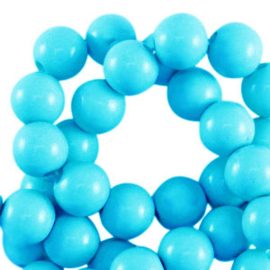 18 mm acryl kralen shiny Turquoise blue, 10 stuks