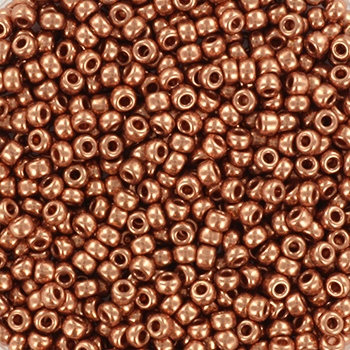 Miyuki rocailles 11/0 plated Copper , 10 gram