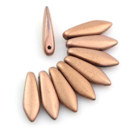 Dagger 5x16mm Jet Etched Capri Gold Full, 1 stuk