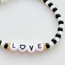 DIY pakketje Love Black en White