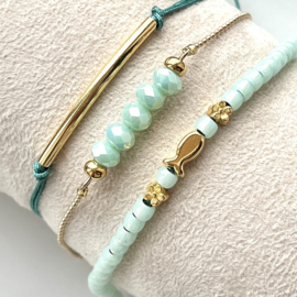 DIY pakket Mint Goud-Visje