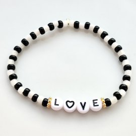 DIY pakketje Love Black en White