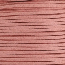 Faux suede 2,5mm Dark pink, 1 meter