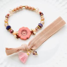 DIY pakket Vintage Pink Hawaiian flower