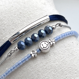 DQ metaal tube 4x30mm Zilver, per stuk