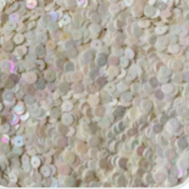 Pailletten Ivory AB, 20 stuks