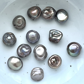 Zoetwaterparels nugget Brown 8mm, per stuk
