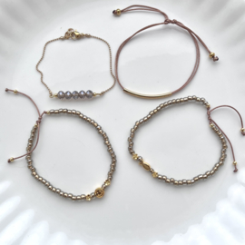 DIY pakket Topaz-Black diamond-Visje