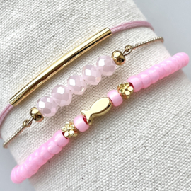 DIY pakket Soft Pink Goud-Visje