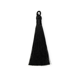 Kwastjes 8 cm Black, 1 stuk