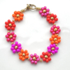 DIY Fleur armbandje 6/0 Candy Pink (Goud of Zilver), c.a. 6 armbandjes