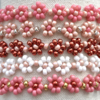 DIY box Fleurs, Guava-Tea Rose (Goud of Zilver), c.a. 15 armbandjes