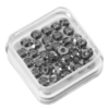 40 Metalen spacers, 4x1.3mm, Zilver