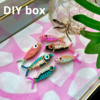 DIY box multicolor Kralenvisjes, keuze uit Goud of Zilver