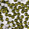 Rhinestone 7mm Olive, 10 stuks