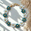 Fleur armbandje Blue Goud of zilver