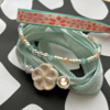 Inspiratie set Beige bloem - Zilver