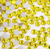 Rhinestone 7mm Yellow, 10 stuks